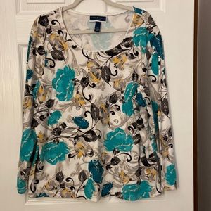 Karen Scott Soft long-sleeve T-shirt style top